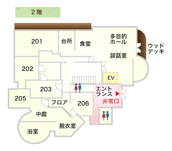 フロアマップ 2F