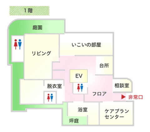 フロアマップ 1F